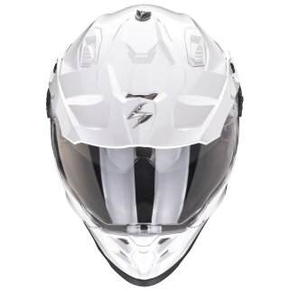 Scorpion Exo-ADF-9000 AIR Solid Adventure-Helm Perl-Weiss