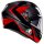 AGV K3 Integralhelm Striga schwarz / grau / rot XL