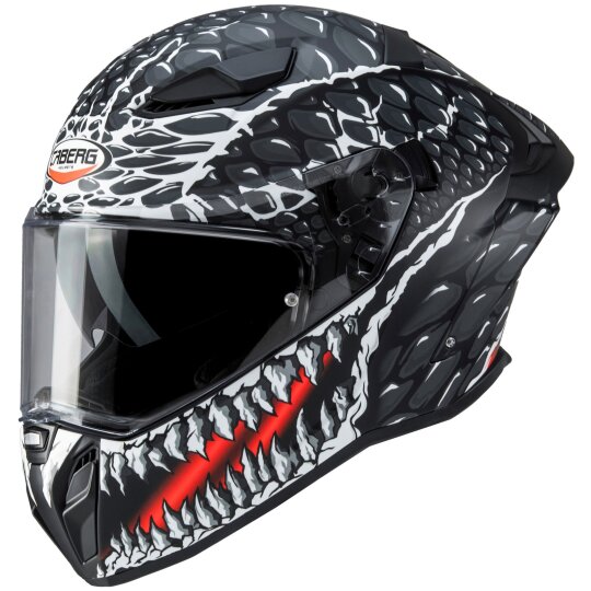 Caberg Drift Evo II Crok casco integral negro mate / antracita / rojo L