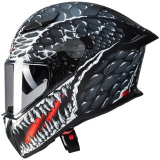 Caberg Drift Evo II Crok casco integral negro mate / antracita / rojo L