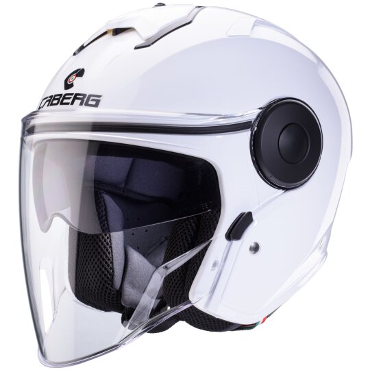 Caberg Soho Casco jet blanco metalizado L