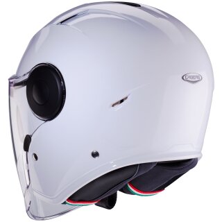 Caberg Soho Casco jet blanco metalizado L