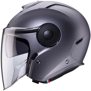 Caberg Soho Casco jet blanco metalizado L