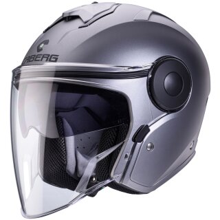 Caberg Soho Casco jet blanco metalizado S