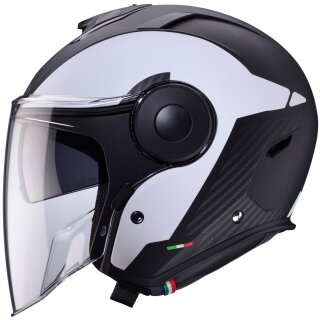 Caberg Soho Casco jet blanco metalizado L