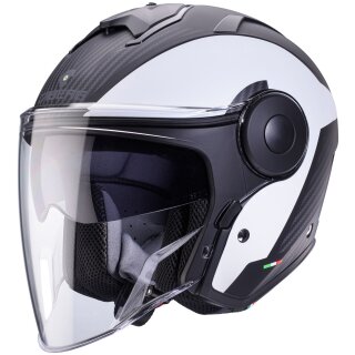 Caberg Soho Jet helmet Milano matt black / white XL