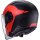 Caberg Soho Jet helmet Milano matt black / red M