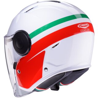 Caberg Soho Jet helmet Zephir Italia white / green / red S