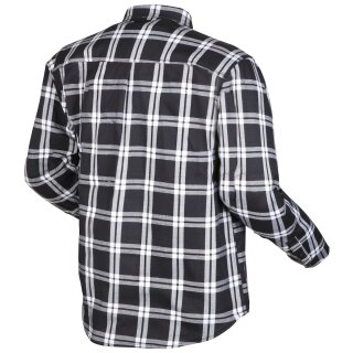 Modeka Colden Camisa moto negro / blanco hombres