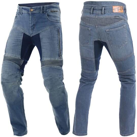 Trilobite Parado motorcycle jeans monolayer men blue slim fit 36/32