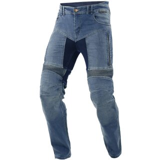 Trilobite Parado Motorrad-Jeans Monolayer Herren blau slim fit 44/32
