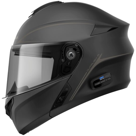 Sena OutRush R Casco modular negro mate (ECE 22.06) M