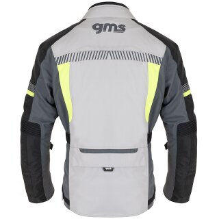 gms Everest 3en1 chaqueta touring gris / negro / amarillo hombre 2XL