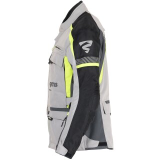 gms Everest 3en1 chaqueta touring gris / negro / amarillo hombre 2XL