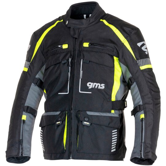 gms Everest 3in1 Tour Jacket black / anthracite / yellow men 5XL