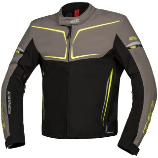 iXS TS-Pro ST+ Textiljacke Herren schwarz / grau / fluo-gelb 2XL