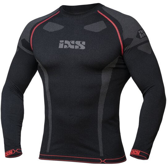iXS Underwear Shirt 365 Long Sleeve Functional Shirt black / grey M/L