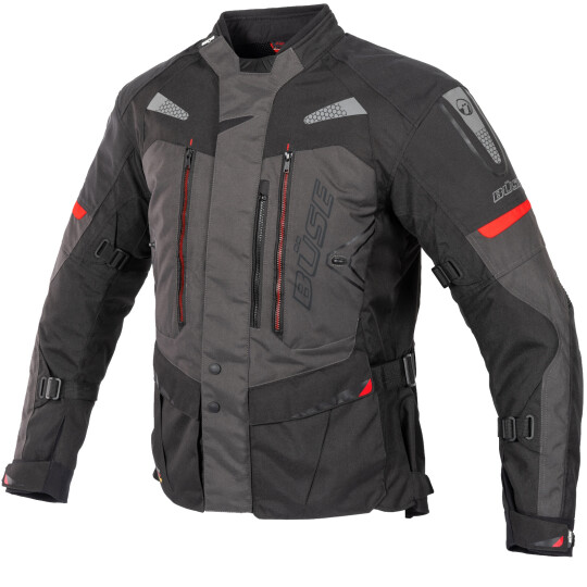 Büse Monterey Textiljacke schwarz / anthrazit Herren 48