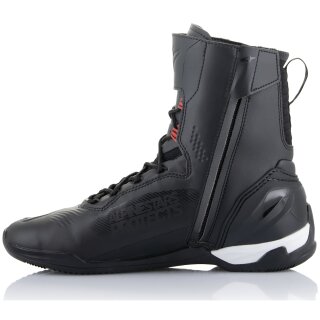 Alpinestars Superfaster Motorradschuhe schwarz / hellrot / weiss 44