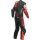 Dainese Misano 3 D-AIR® Mono de cuero perf. negro / rojo / rojo fluo 50