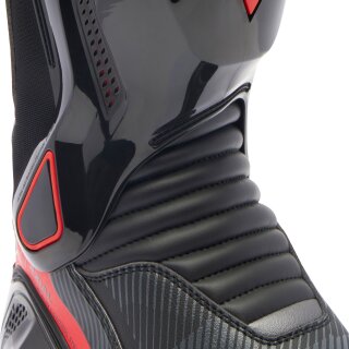 Dainese Nexus 2 Motorradstiefel Herren schwarz / rot / iron-gate 43