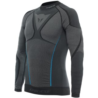 Dainese Dry LS Camiseta funcional negro / azul XS/S