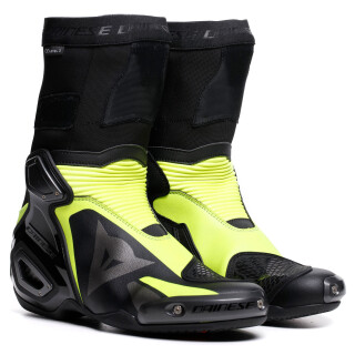 Dainese Axial 2 Motorradstiefel Herren schwarz / gelb-fluo 40