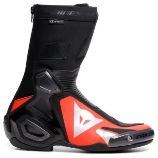 Dainese Axial 2 motorbike boots men black / red-fluo 43