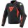 Dainese Super Speed 4 Lederjacke schwarz-matt / fluo-rot 54