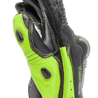 Dainese Full Metal 7 Handschuhe schwarz / fluo gelb M