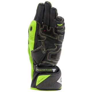 Dainese Full Metal 7 Handschuhe schwarz / fluo gelb M