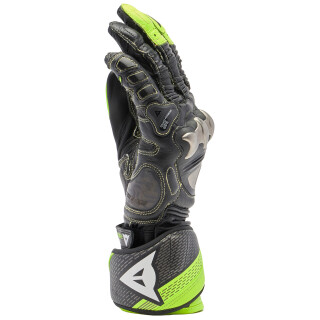 Dainese Full Metal 7 Handschuhe schwarz / fluo gelb M