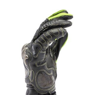 Dainese Full Metal 7 Handschuhe schwarz / fluo gelb M