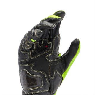 Dainese Full Metal 7 Handschuhe schwarz / fluo gelb M