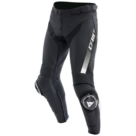 Dainese Super Speed Lederhose schwarz / weiß 60