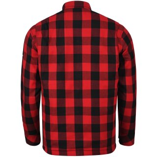 Bores Lumberjack Jacken-Hemd Basic rot / schwarz Herren 6XL