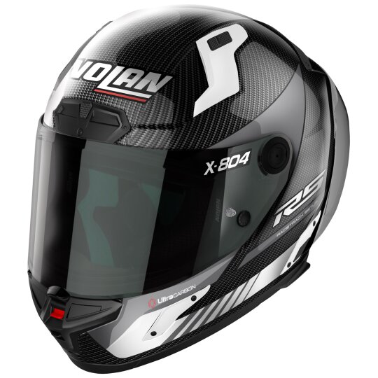 Nolan X-804 RS Ultra Carbon Hot Lap carbono / blanco Casco Integral L