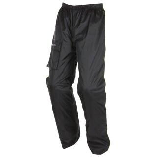 Modeka AX-Dry Pantalones de lluvia negros/negros