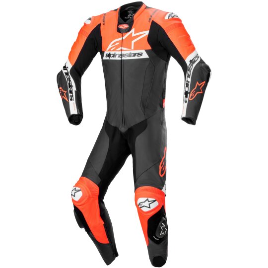 Alpinestars Missile V2 Ward 1tlg. Lederkombi schwarz / rot-fluo / weiss