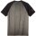 HD T-Shirt Iron Bar Raglan grey / black XL