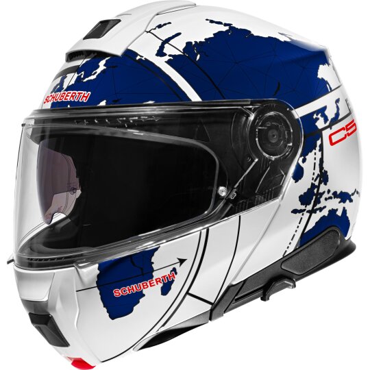 Schuberth C5 Klapphelm Globe Blue XXL