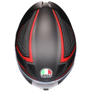 AGV K1 S full-face helmet Sling matt black/red L