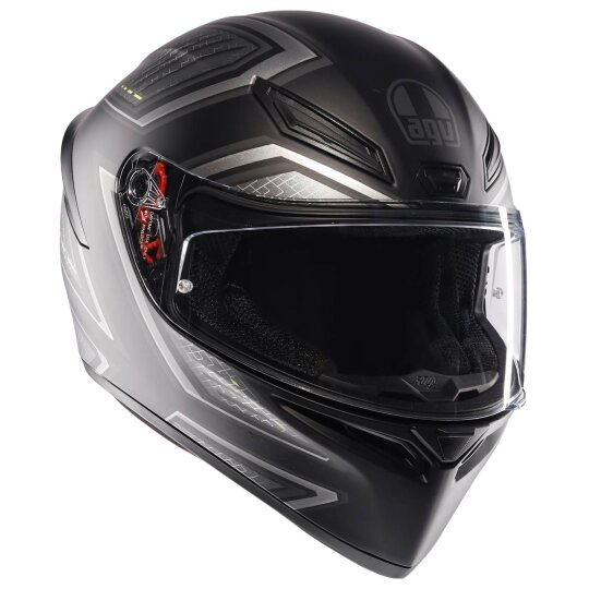 AGV K1 S full-face helmet Sling matt black/red S