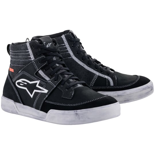 Alpinestars Ageless Zapatillas de moto Negro / Blanco / Cool Grey 43