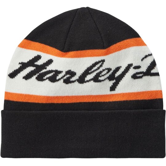 HD Mütze Script Beanie schwarz