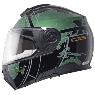 Schuberth C5 Flip Up Helmet Globe Green