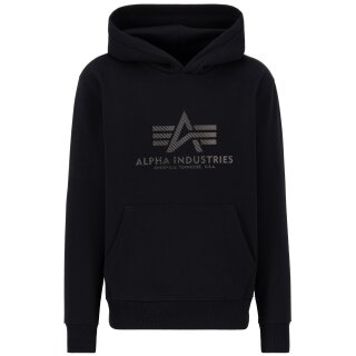 Alpha Industries Basic Hoody Carbon Black / Black