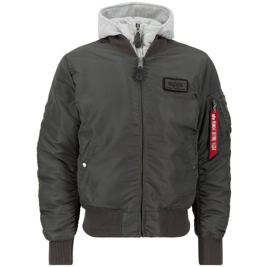 Alpha Industries Bomber Jacke MA 1 D-Tec Rep.Grey L