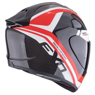 Scorpion Exo-1400 Evo II Carbon Air Enko Casco Integral Negro / Rojo / Blanco