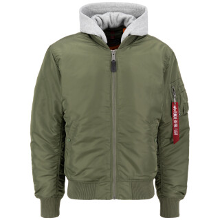 Alpha Industries Bomber Jacket MA-1 ZH Back EMB sage-green 3XL